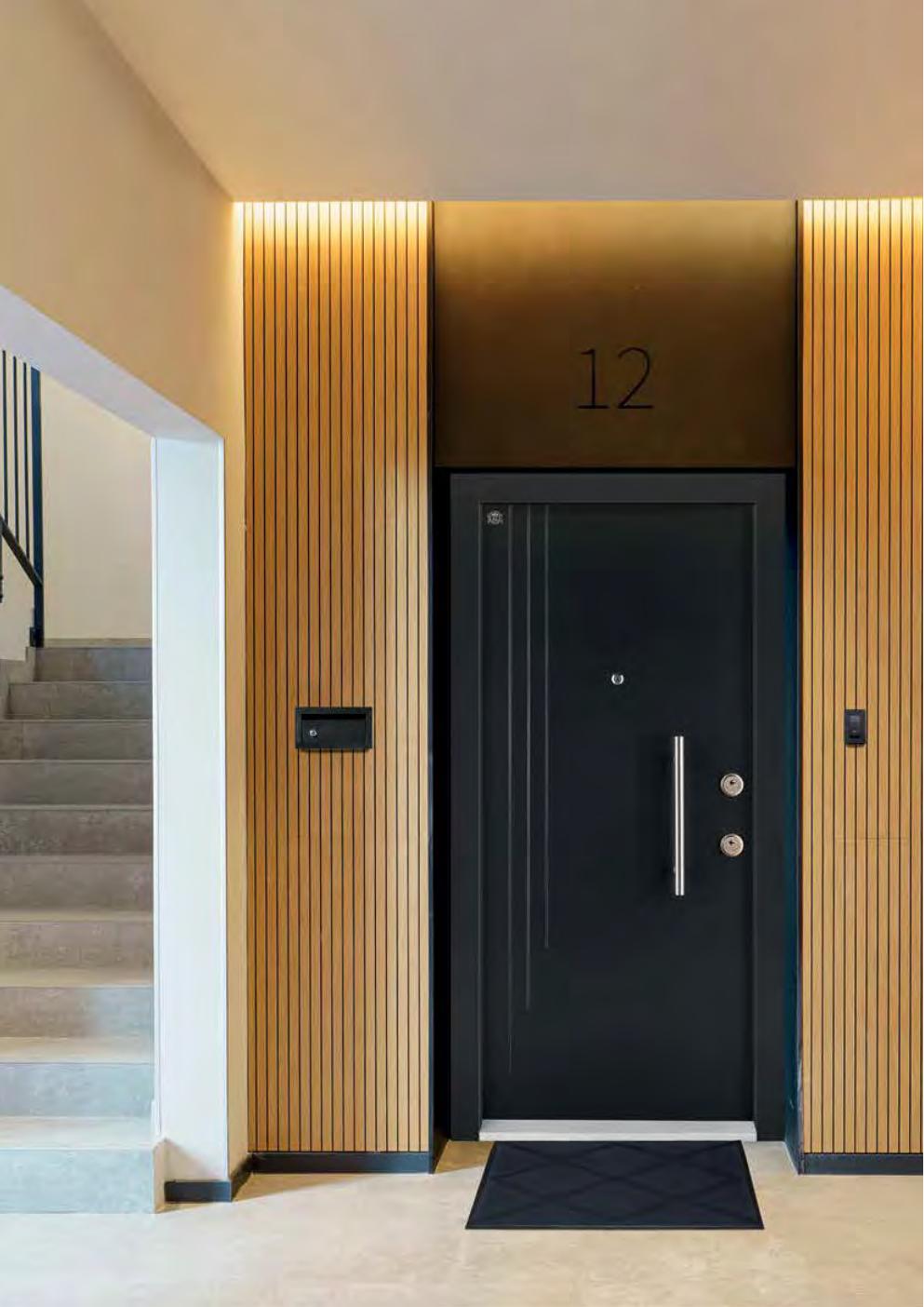 Sarıyer Kale çelik kapı mağazası için modern çelik kapı modeli